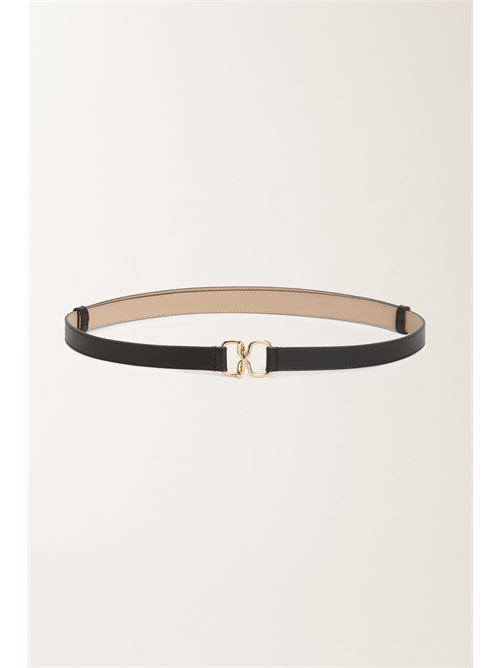 LEATHER BELT FABIANA FILIPPI | AAD265A972825 NERO